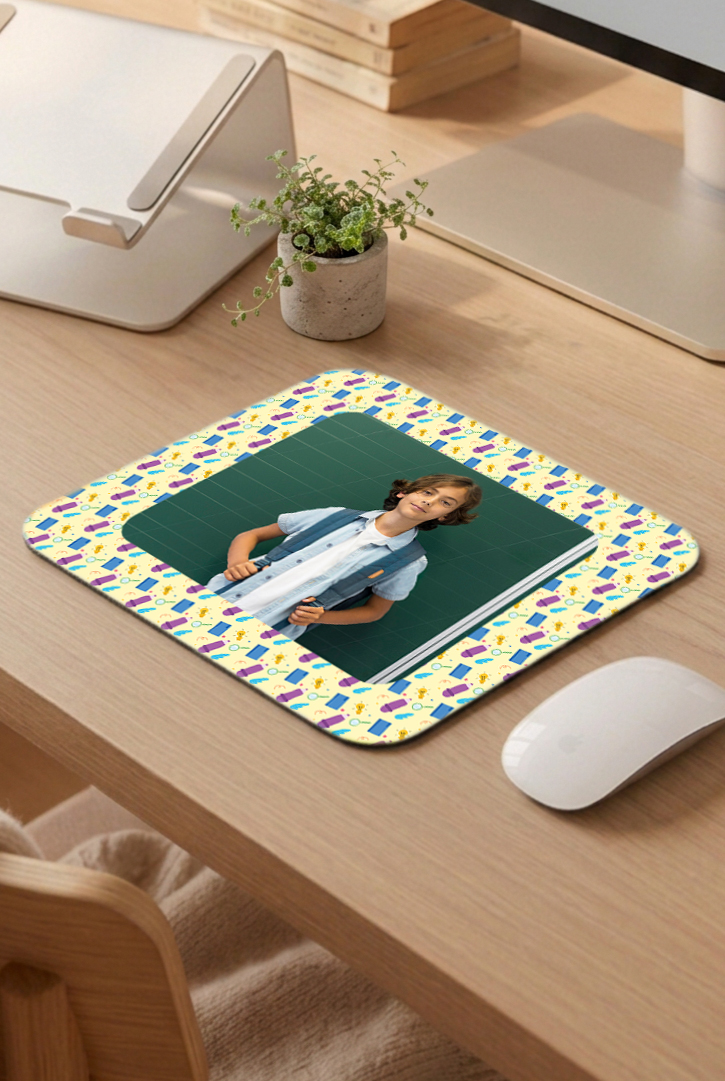 Mouse pad μολύβι τετράδιο