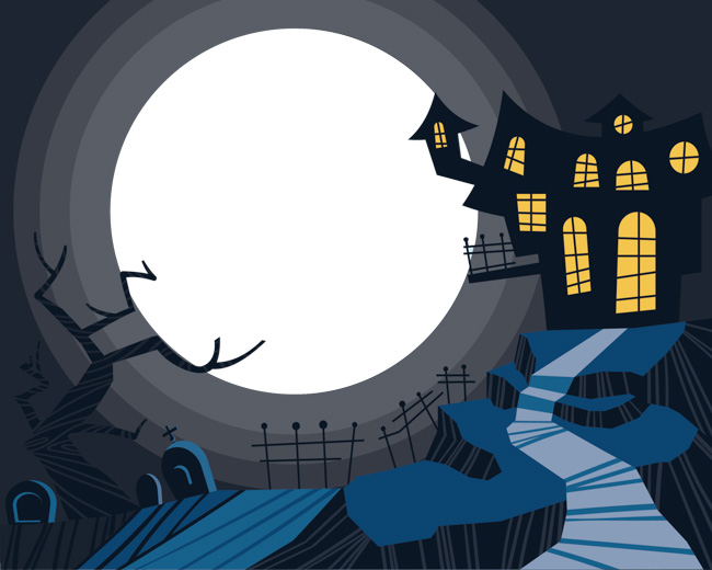 Mouse pad halloween