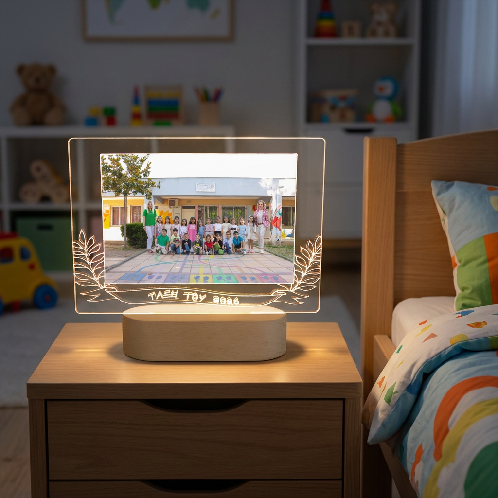 Οριζόντιο φωτιστικό plexiglass φυλλαράκια
